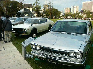 東京ミッドタウン・日産スカイライン